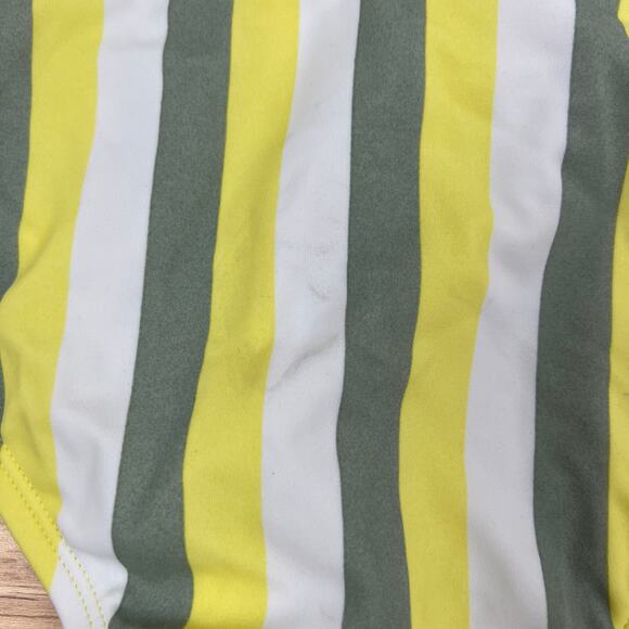 Kona Sol Women's Yellow Striped Hipster Bikini Bottom - Size 1X - NWT - Picture 5 of 6